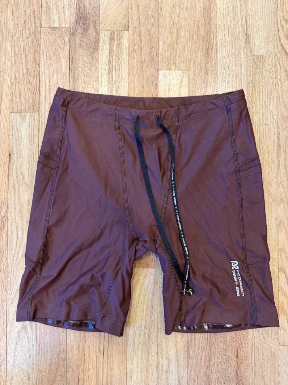 Bandit Running Superbeam Next Gen 7 Pocket Half Tights Men's L Chocolate NYC